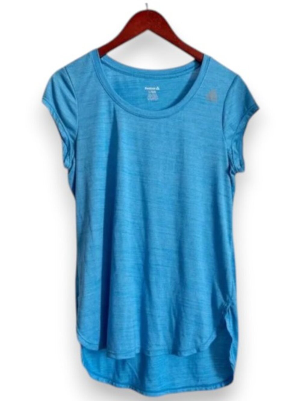 Reebok Women's Bright Blue Short Sleeve Athletic Tee